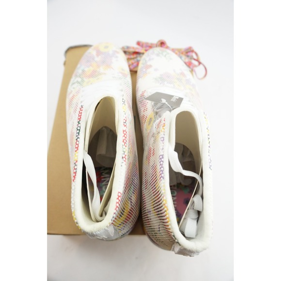New Nobull Men's 12.5 Women's 14 SF Trainer Floral Multicolor High Top Sneakers - Picture 3 of 6